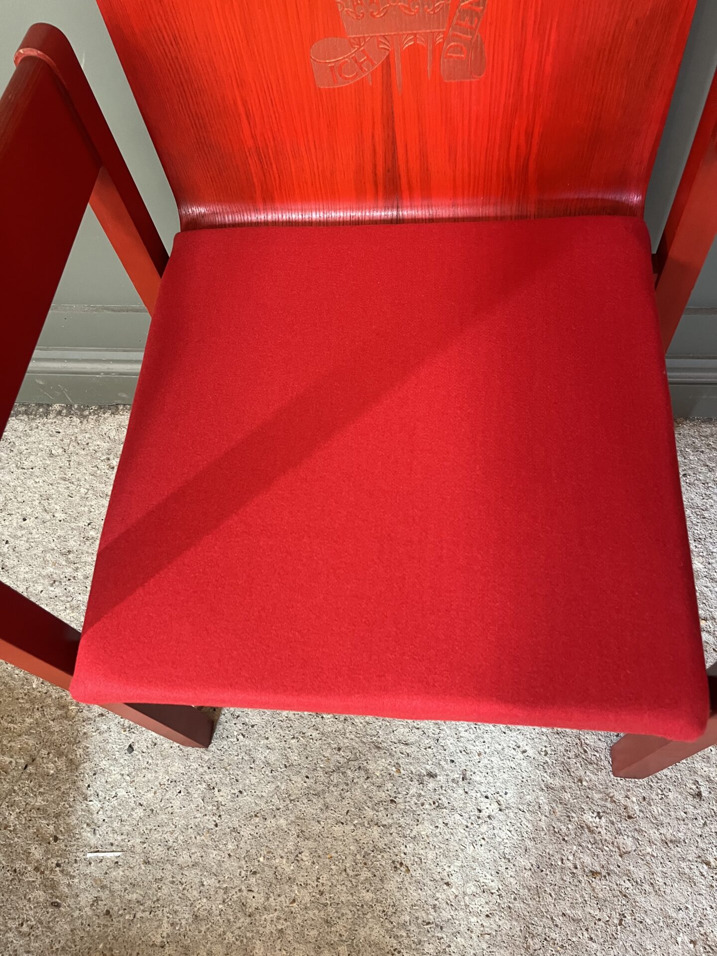 Investiture Chair for HRH Prince Charles of Wales - The Retro Business